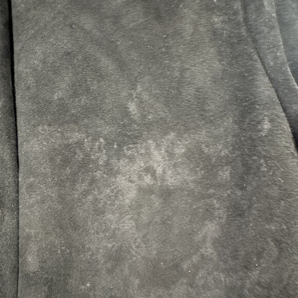 Free People Black Suede Leather Jacket Studs Women’s Size XS Flared Sleeves READ - Picture 7 of 16